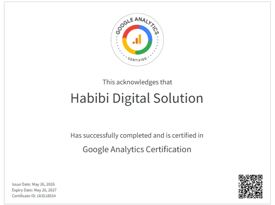 Digital Marketing Certificate
