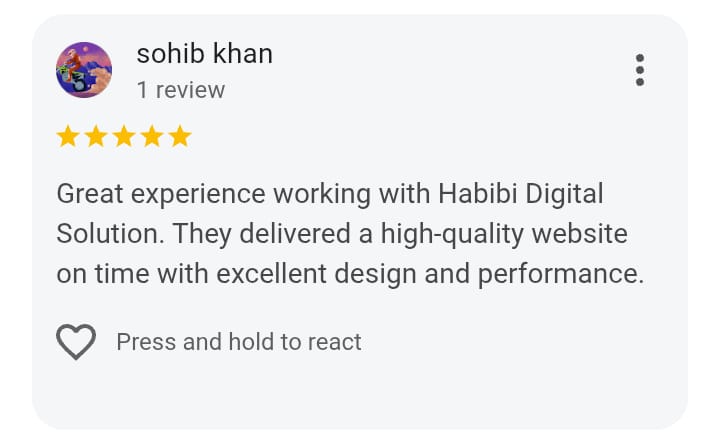 Google Review 1